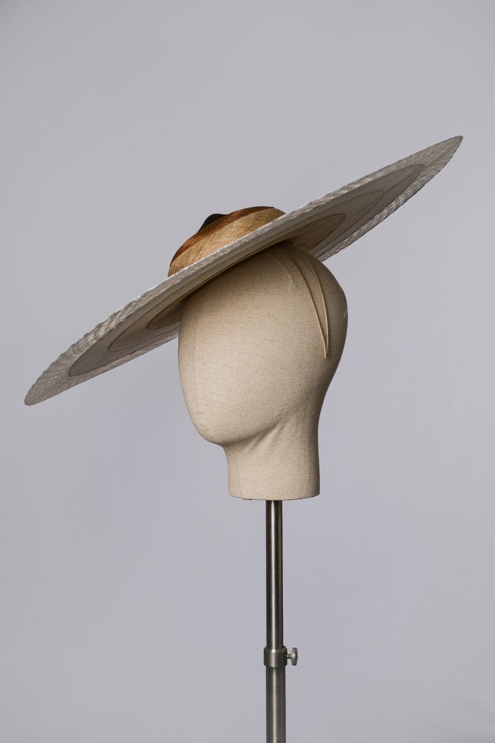 "A Cappuccino, Please..." Large Brim Hat