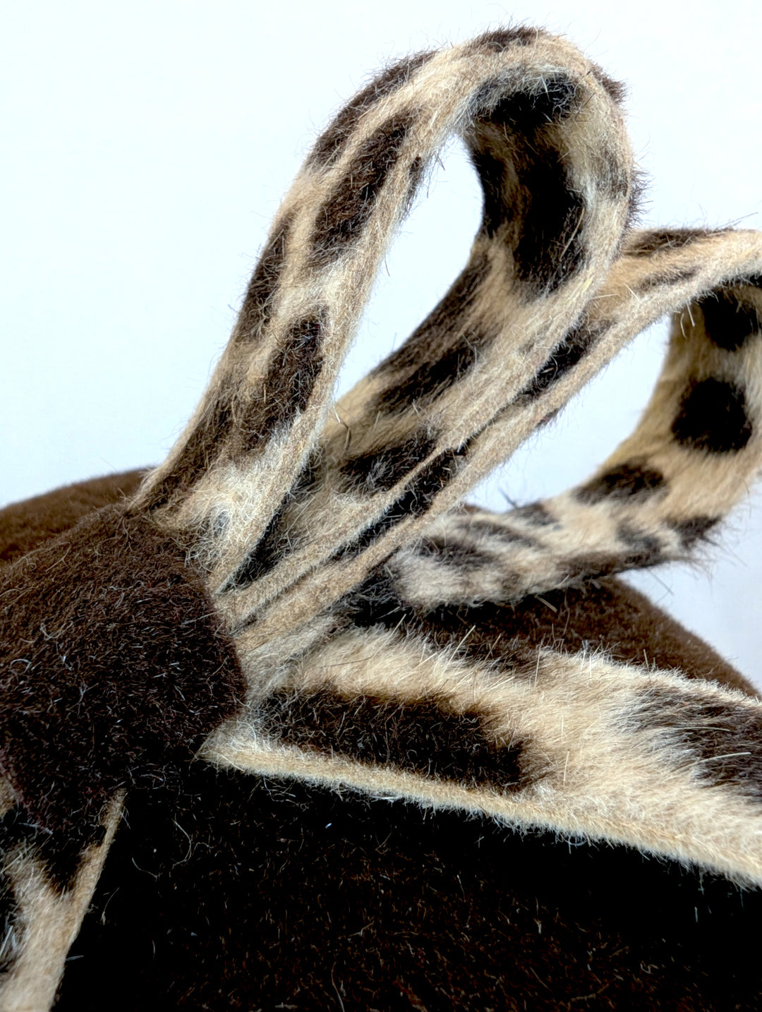 The Bowie Cocktail Hat - Animal Print Ocelot