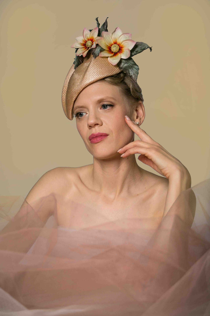 "Dahlia Delaila" Cocktail Hat