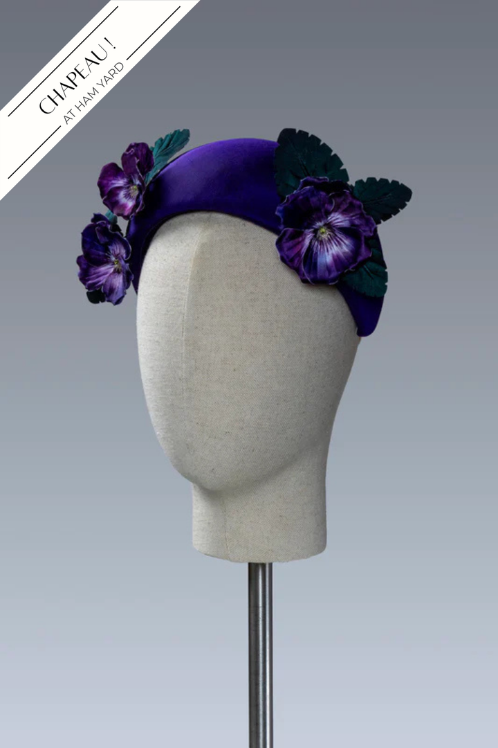 "Purple Pansies" Bandeau