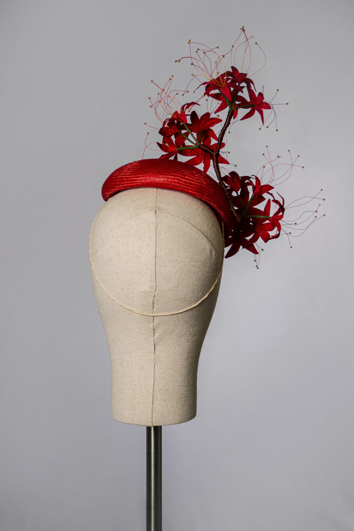 "Higanbana" Cocktail Hat