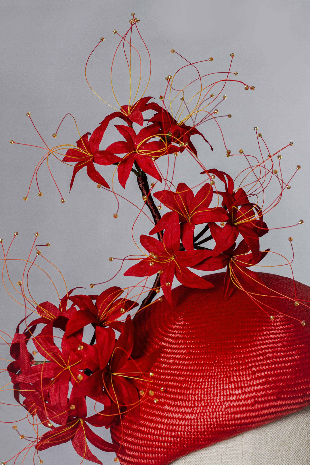 "Higanbana" Cocktail Hat