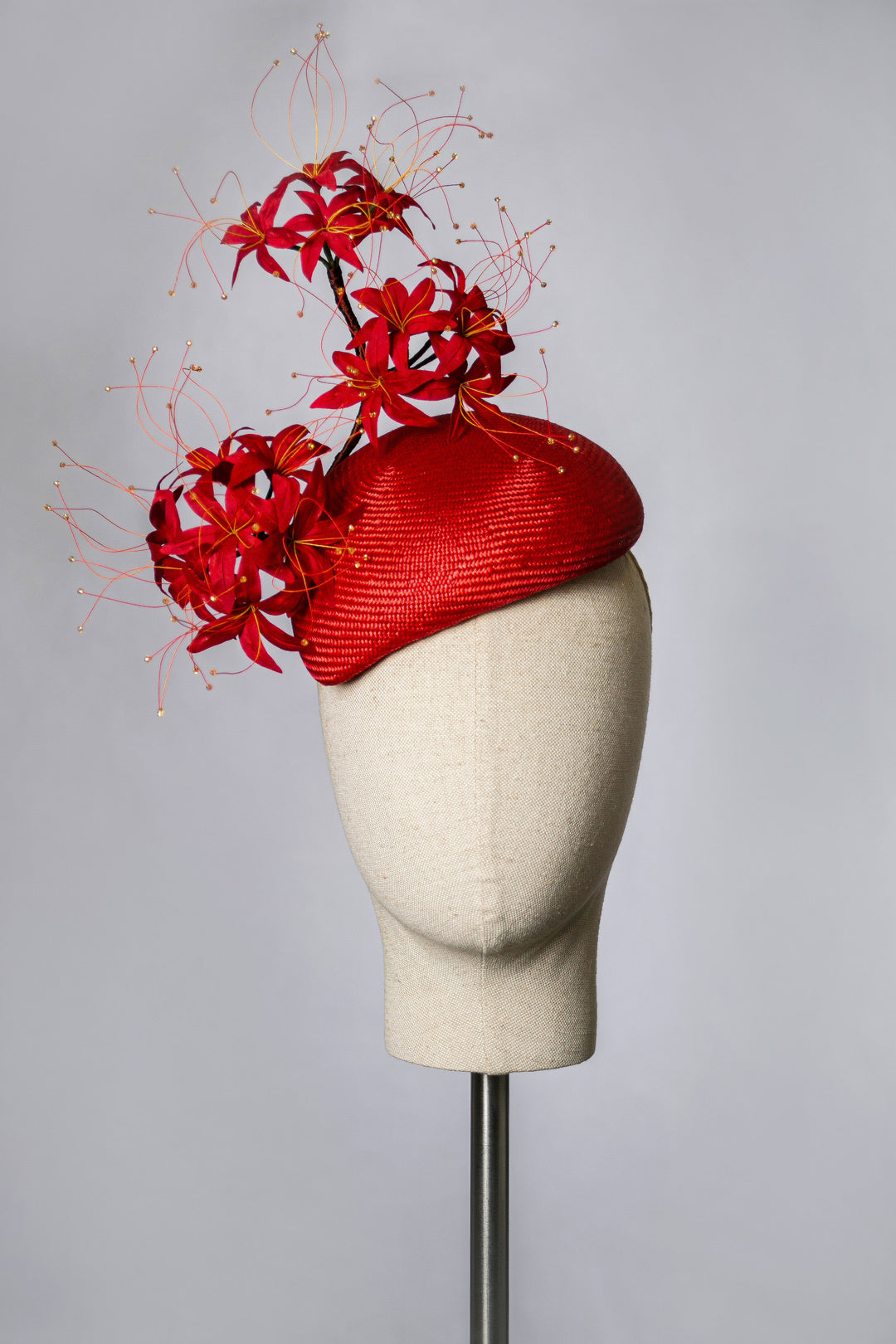 "Higanbana" Cocktail Hat