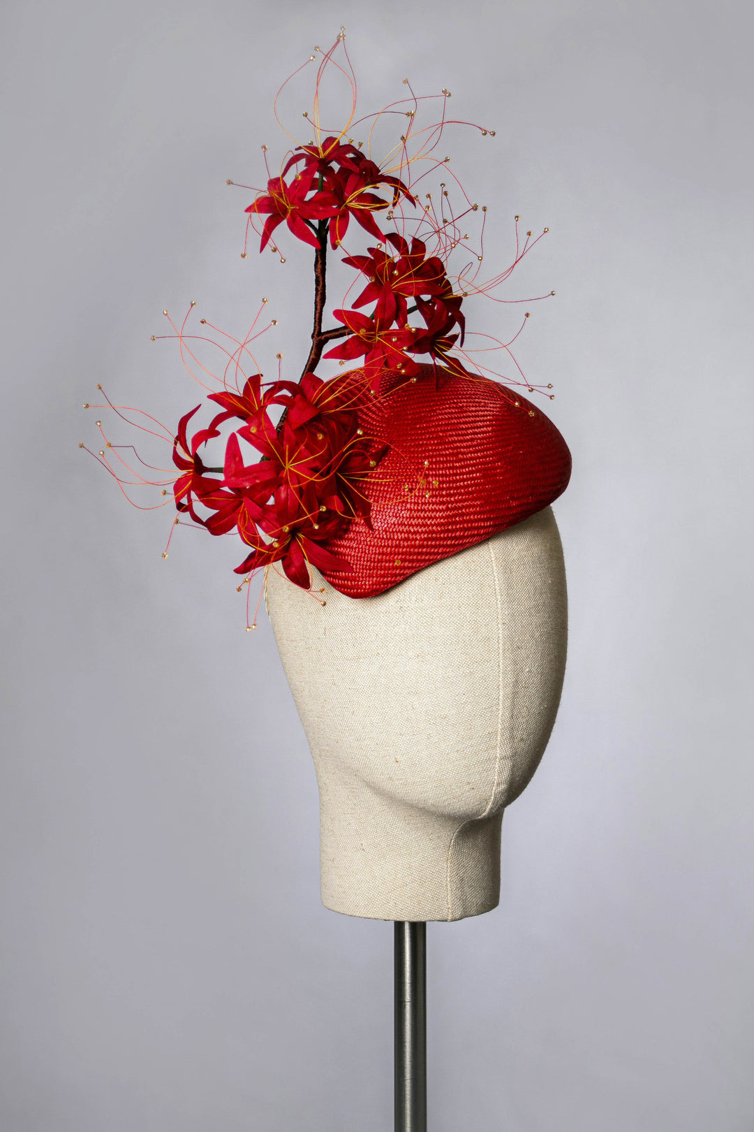 "Higanbana" Cocktail Hat