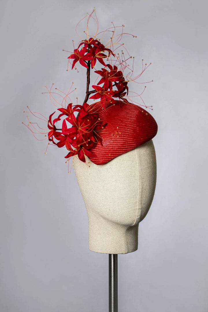 "Higanbana" Cocktail Hat