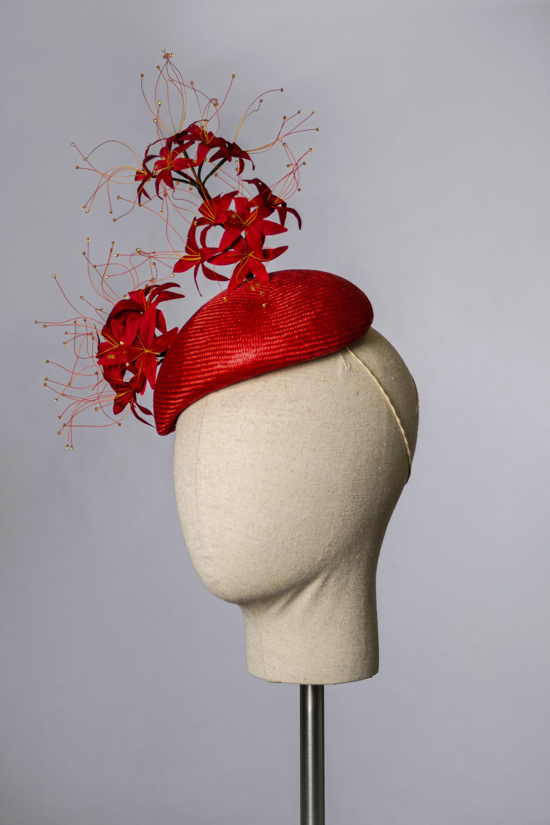 "Higanbana" Cocktail Hat