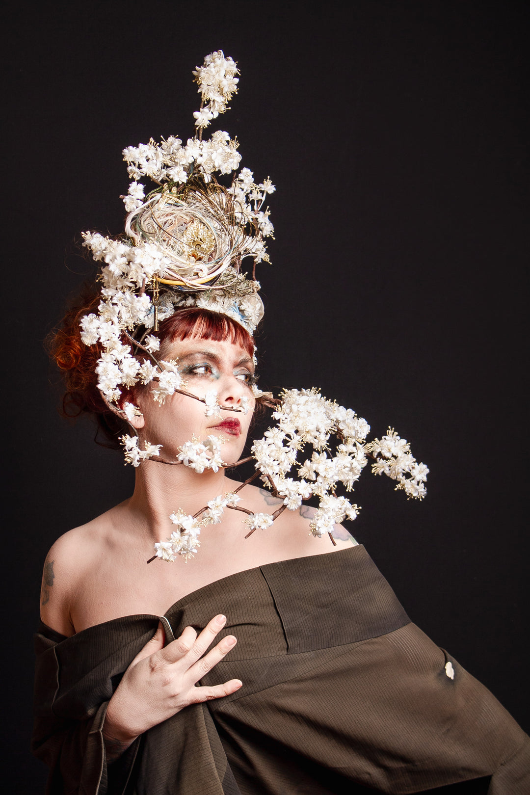 The Magpie Nest in the Enchanted Forest Headpiece