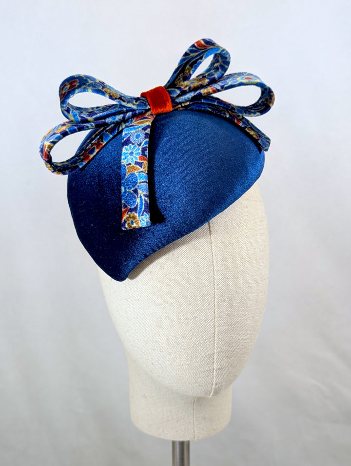 The Bowie Cocktail Hat - Liberty Print
