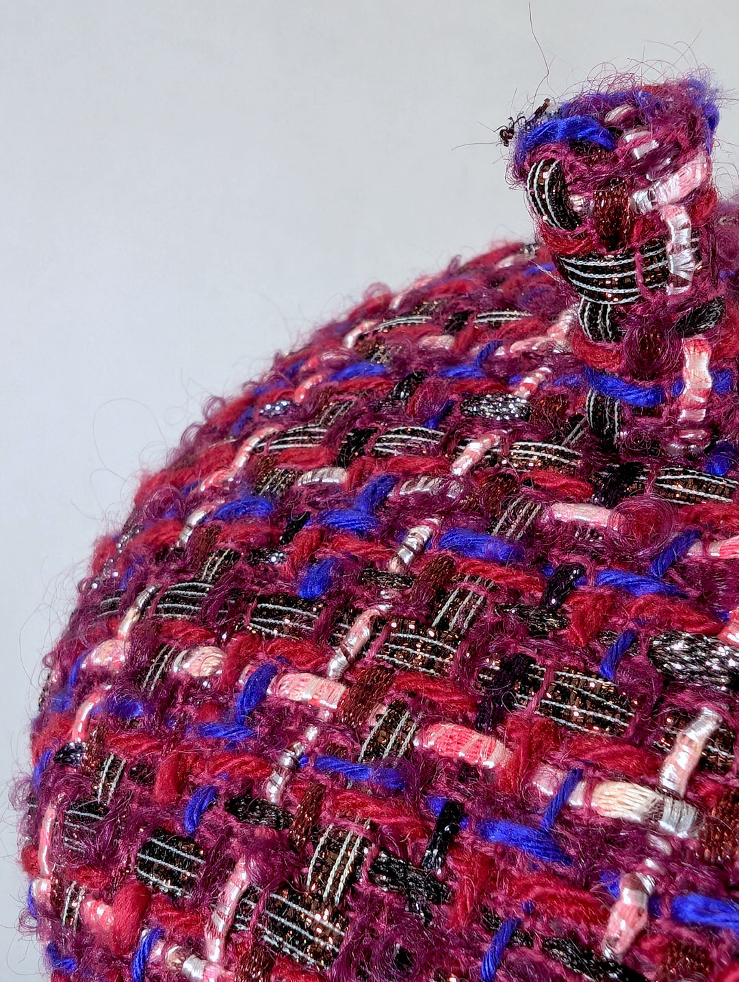 The Beret - Linton Tweed Pink