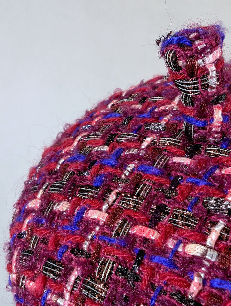 The Beret - Linton Tweed Pink