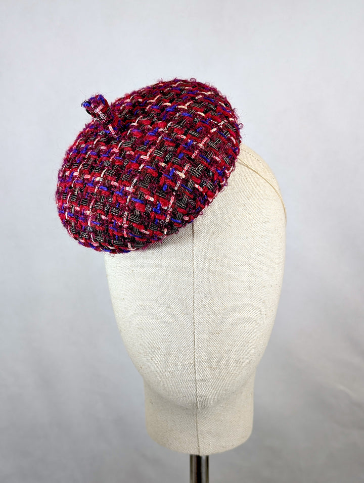 The Beret - Linton Tweed Pink