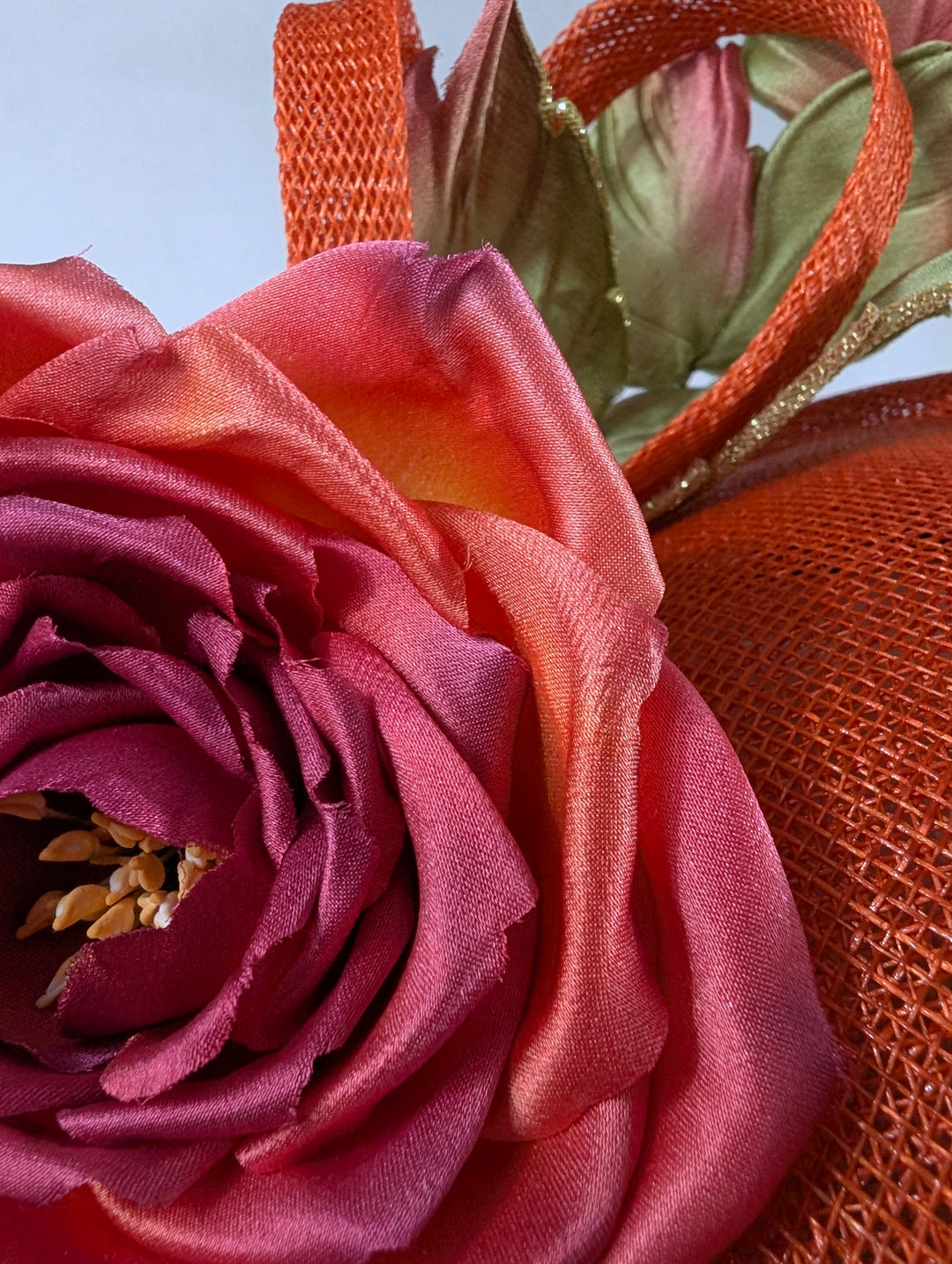 "Orange Delight" cocktail hat