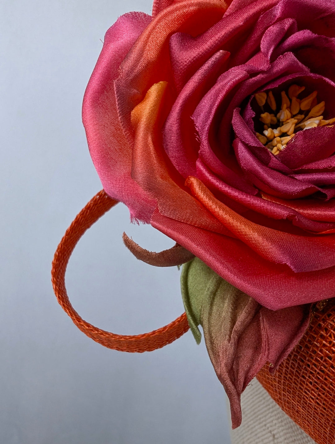 "Orange Delight" cocktail hat