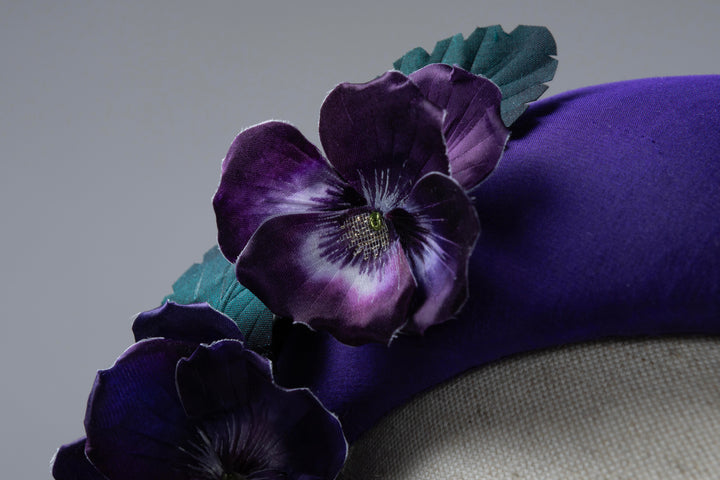"Purple Pansies" Bandeau