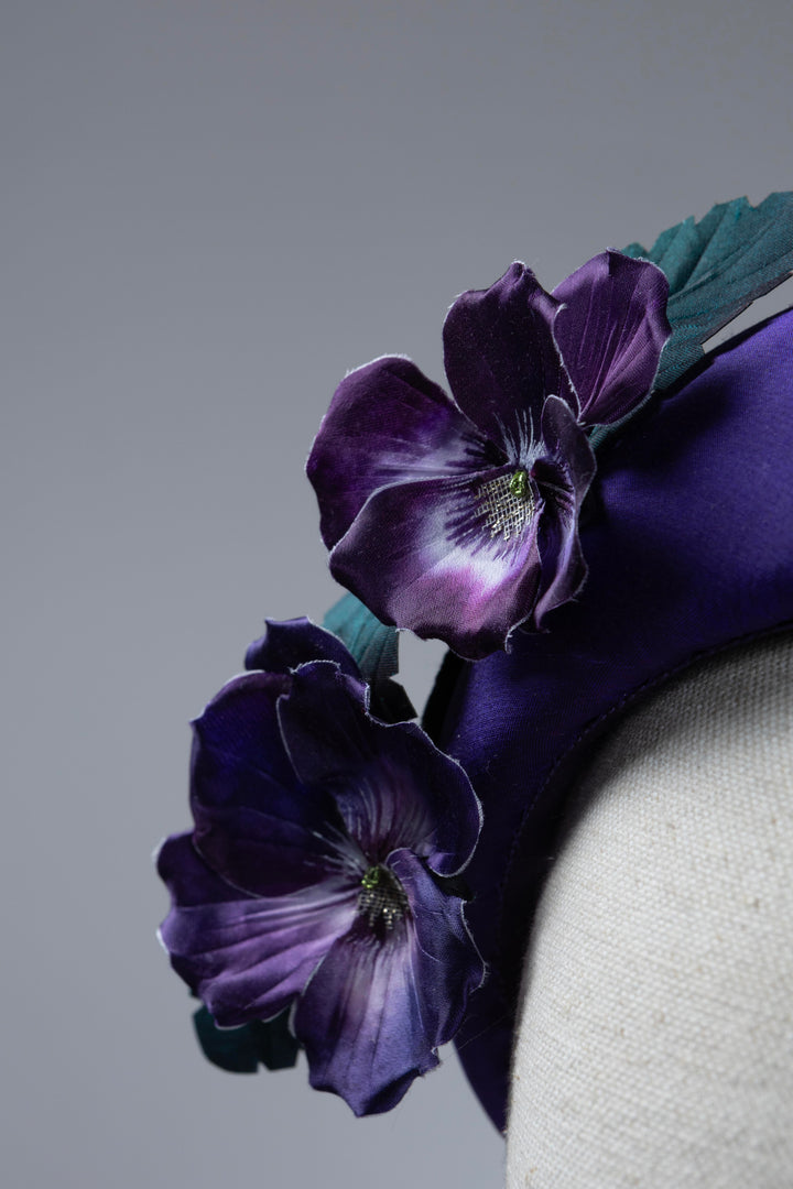 "Purple Pansies" Bandeau