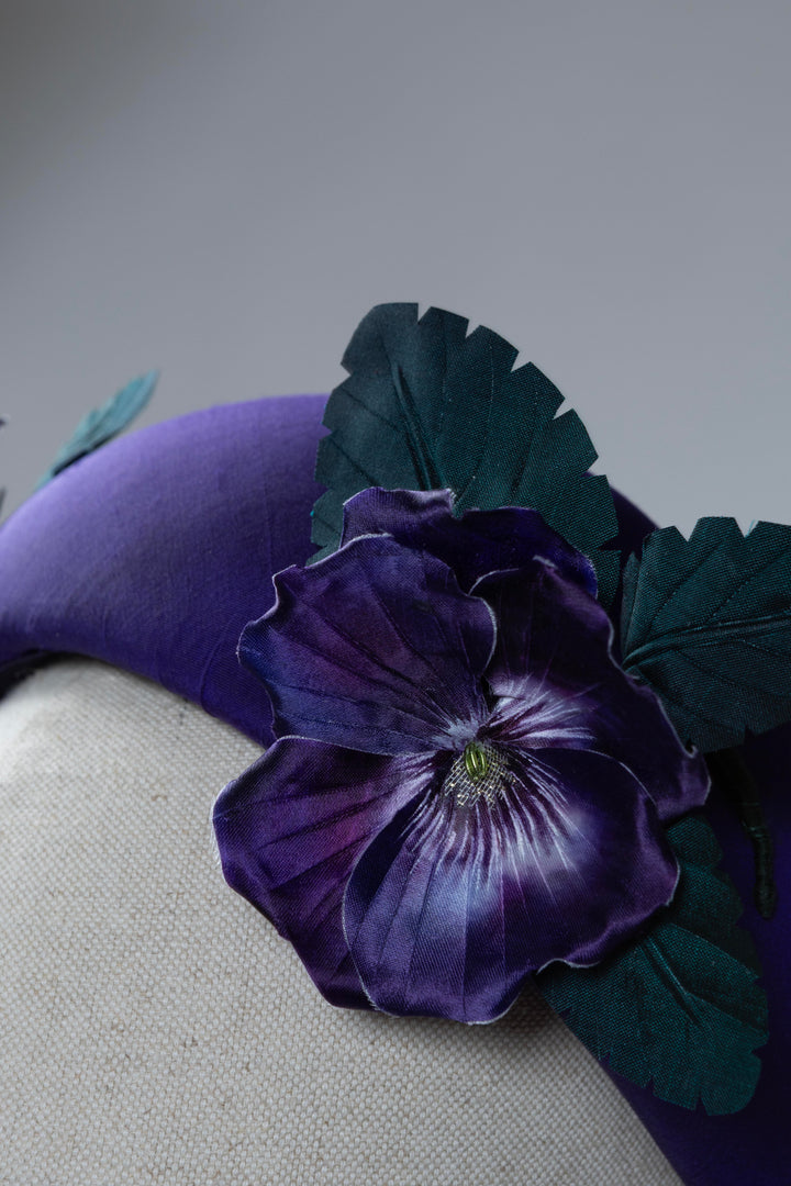 "Purple Pansies" Bandeau
