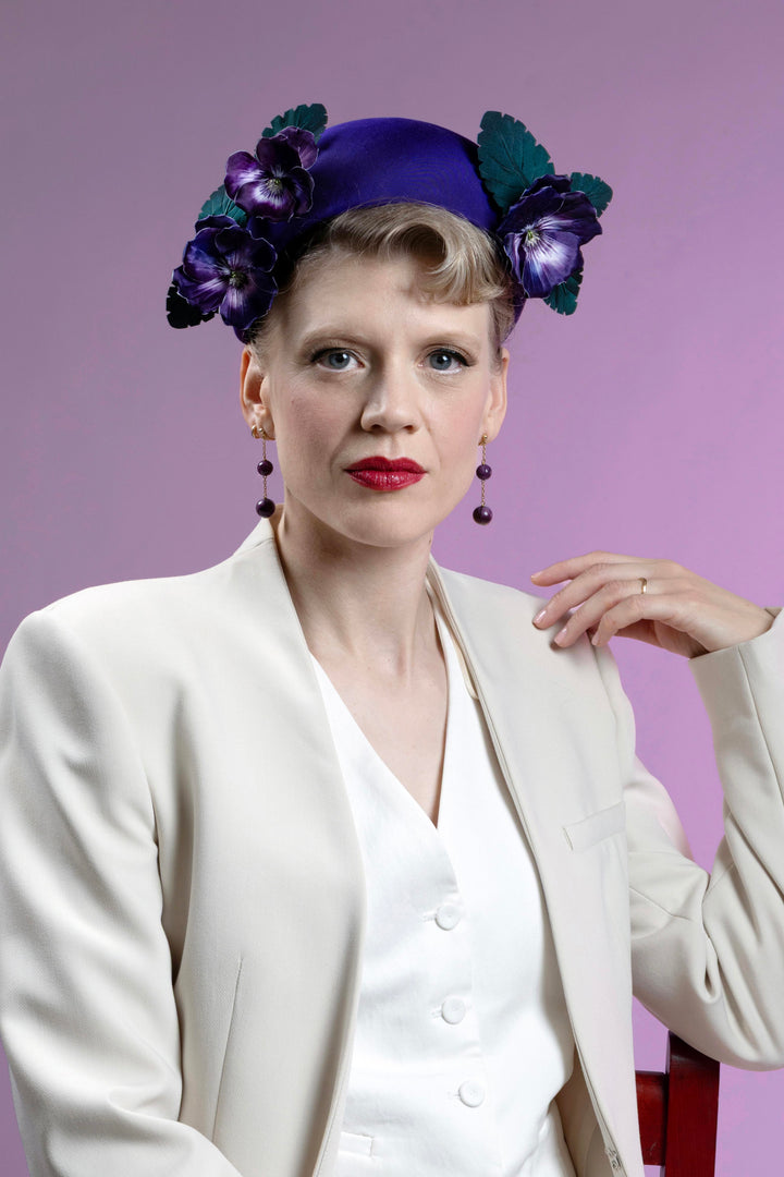 "Purple Pansies" Bandeau