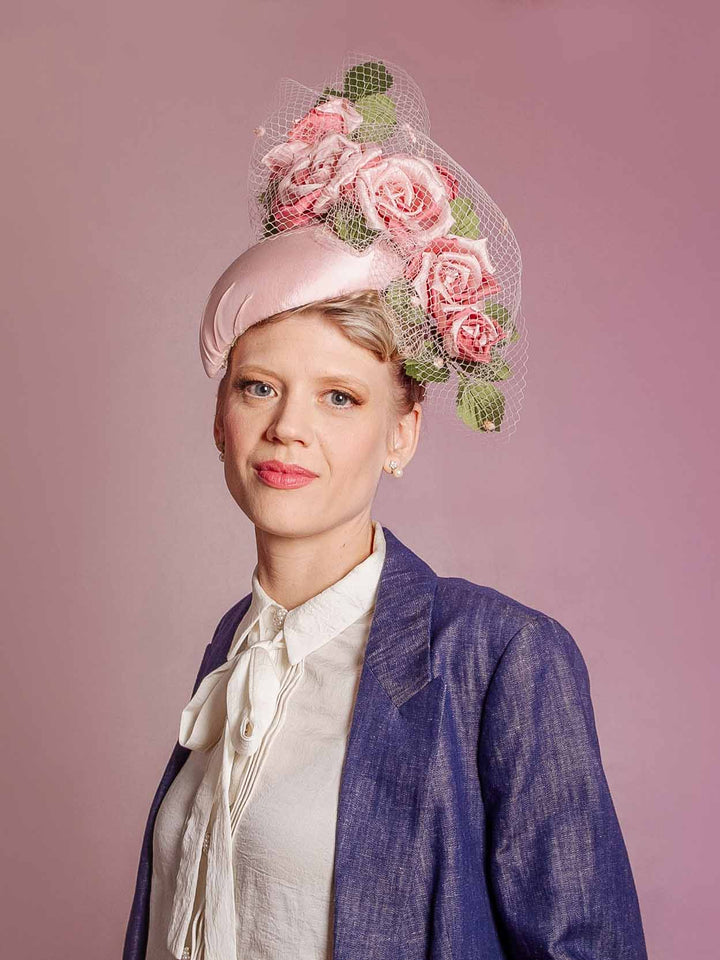 "Rosalba" cocktail hat