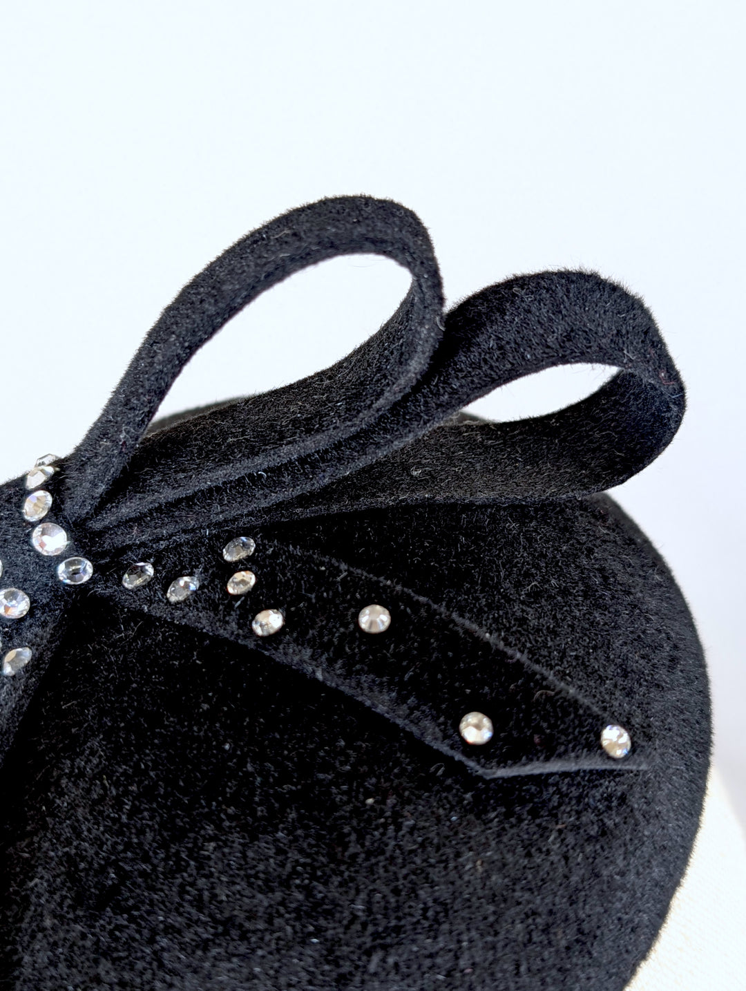 The Bowie Cocktail hat- Swarovski