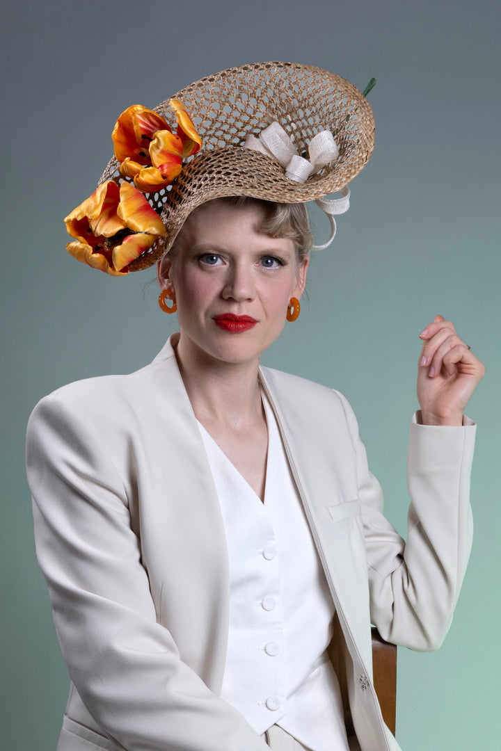 "Tulips from the Garden" Hat