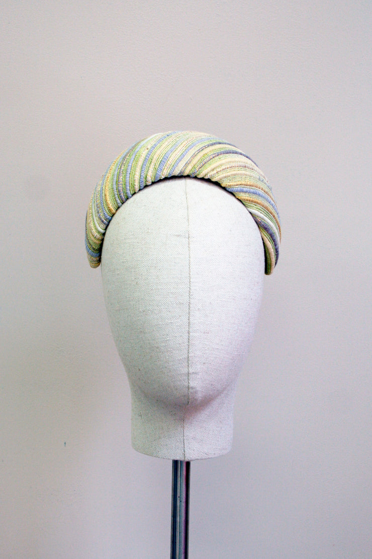 Alison Headband- Chunky Silk Stripes
