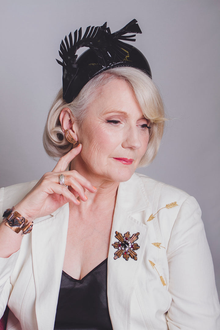 Alison Headband - Patent Leather