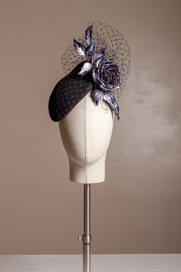 Black Susan Cocktail Hat