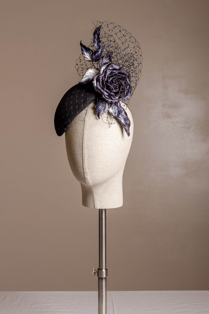 Black Susan Cocktail Hat