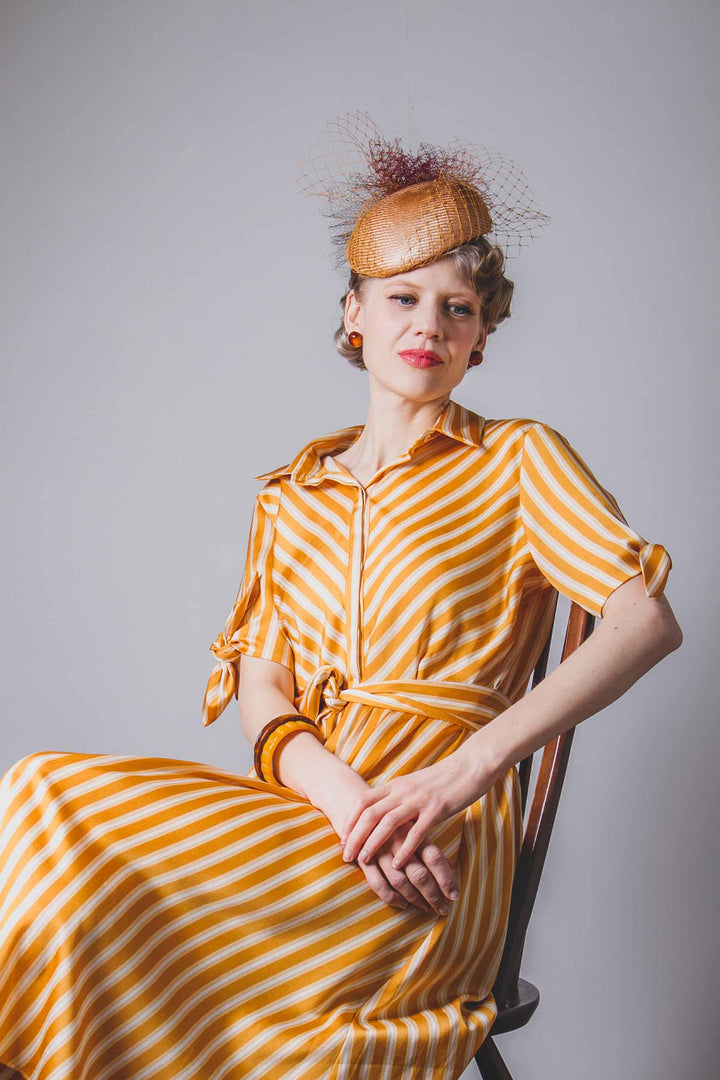 "Claudia" Cocktail Hat