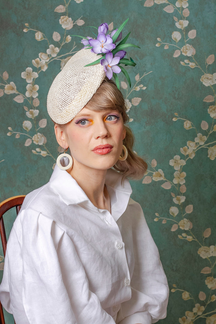 Crocus Cocktail Hat