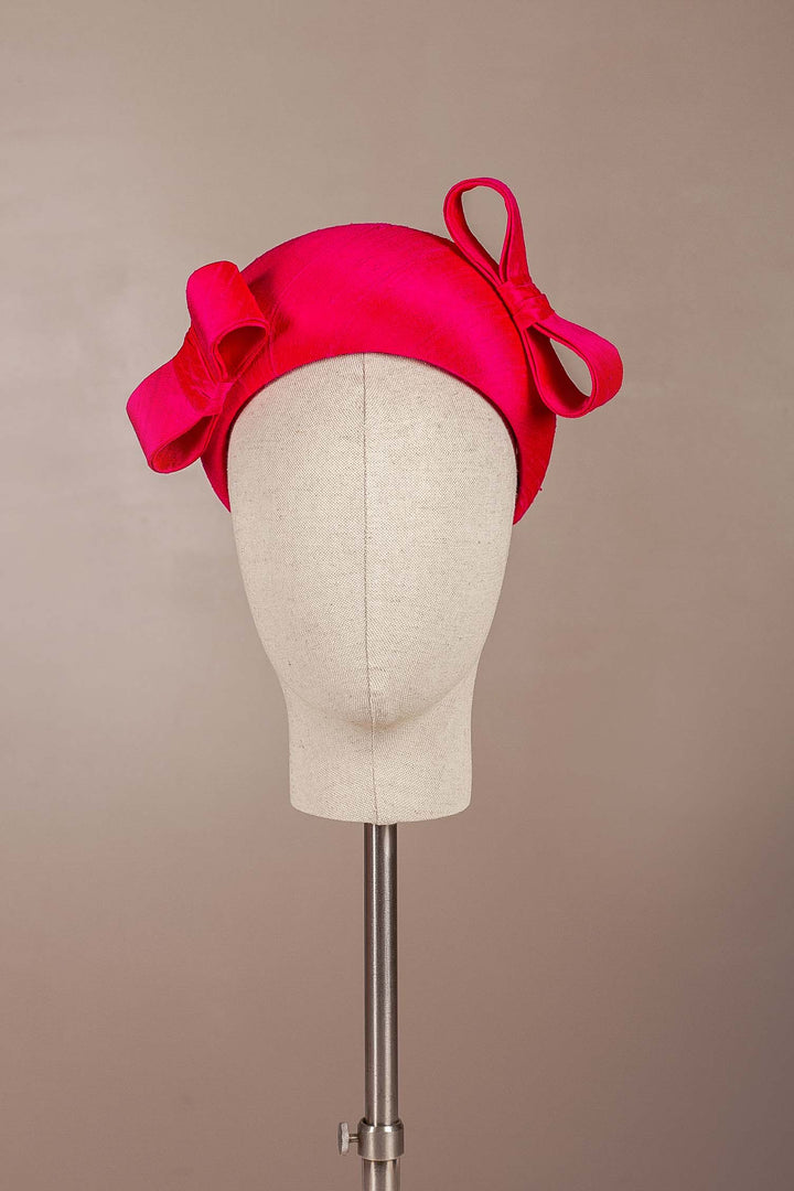 Evangeline Bandeau - Fuchsia Bows