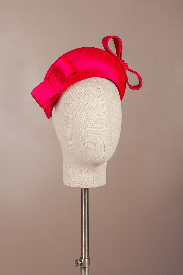 Evangeline Bandeau - Fuchsia Bows
