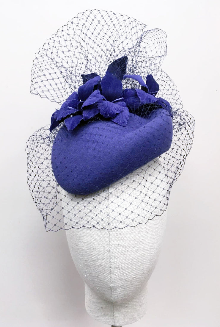 Miss Violet Cocktail Hat