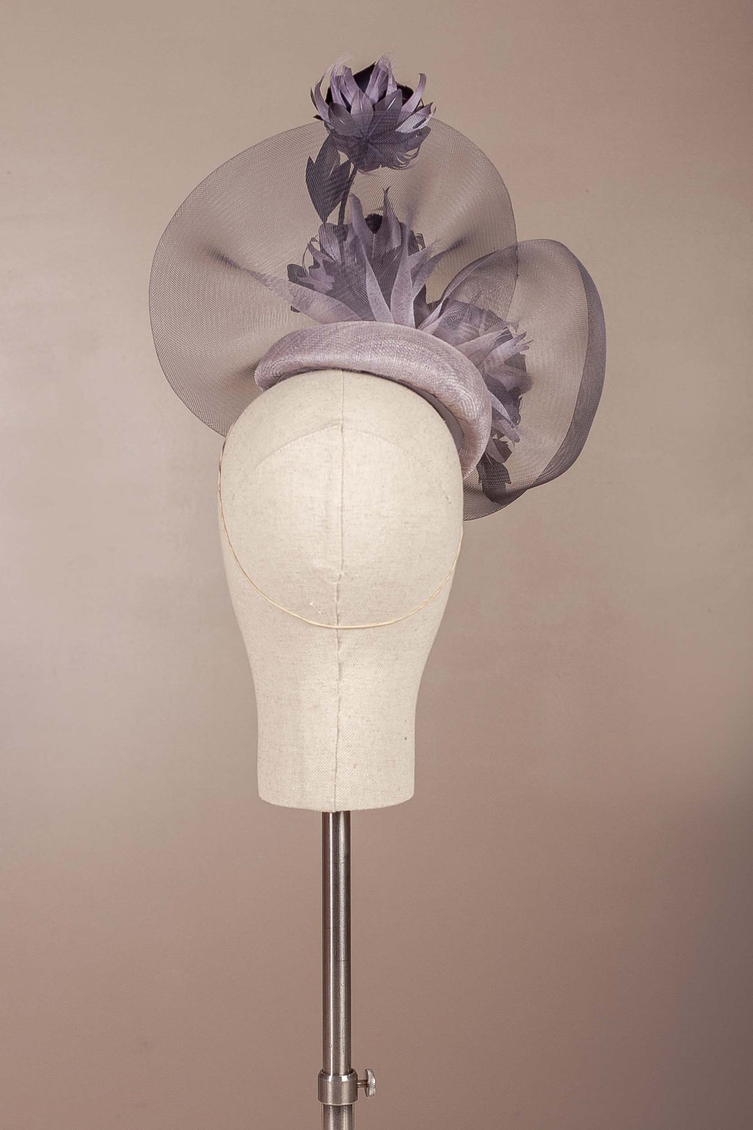 Monochrome Variation Cocktail Hat