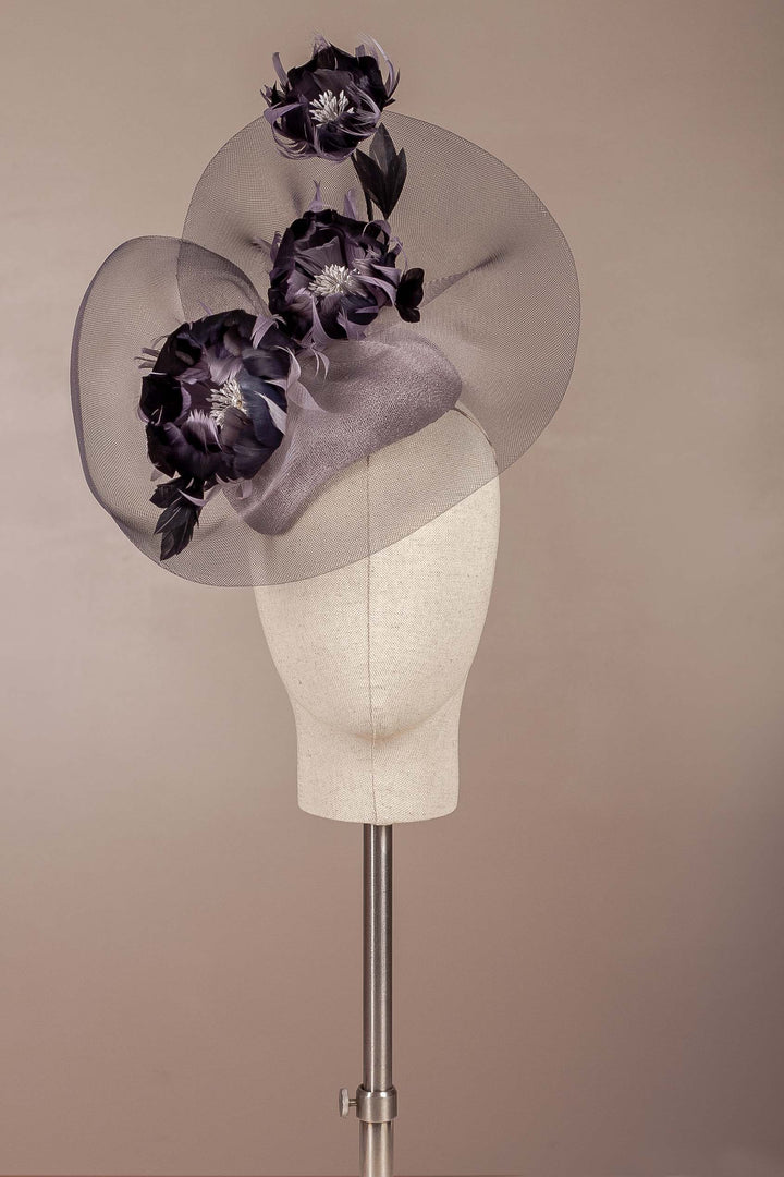 Monochrome Variation Cocktail Hat