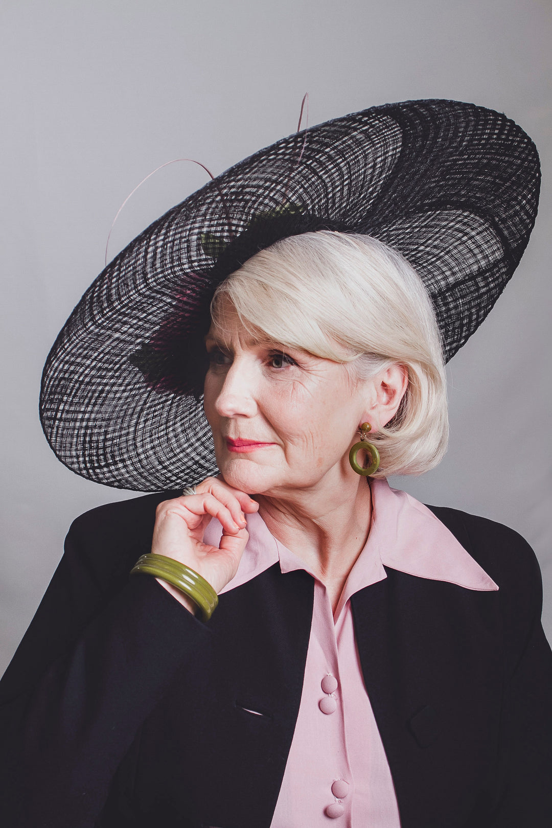 Sarah -Dior Brim Hat