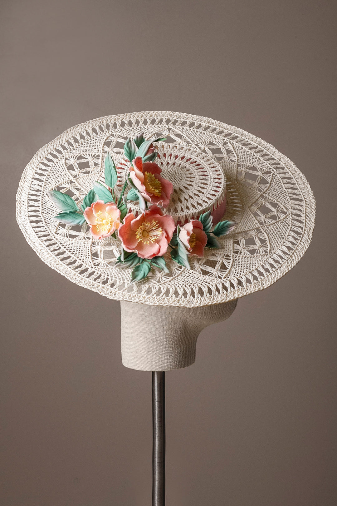 Wild Rose Boater Hat